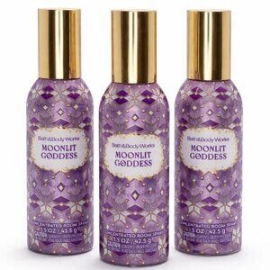 Bath & Body Works 3Pack MOONLIT GODDESS Room Spray